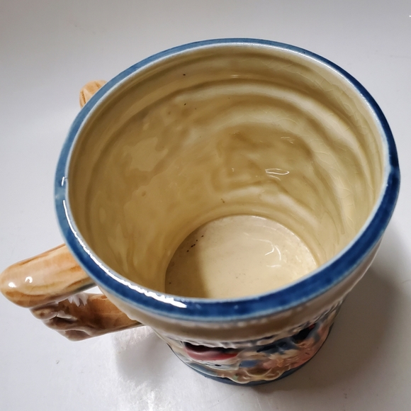 Vintage Two Handled Kissing Beer Stein Lego Japan Romantic Kitschy Cottagecore - Picture 4 of 8